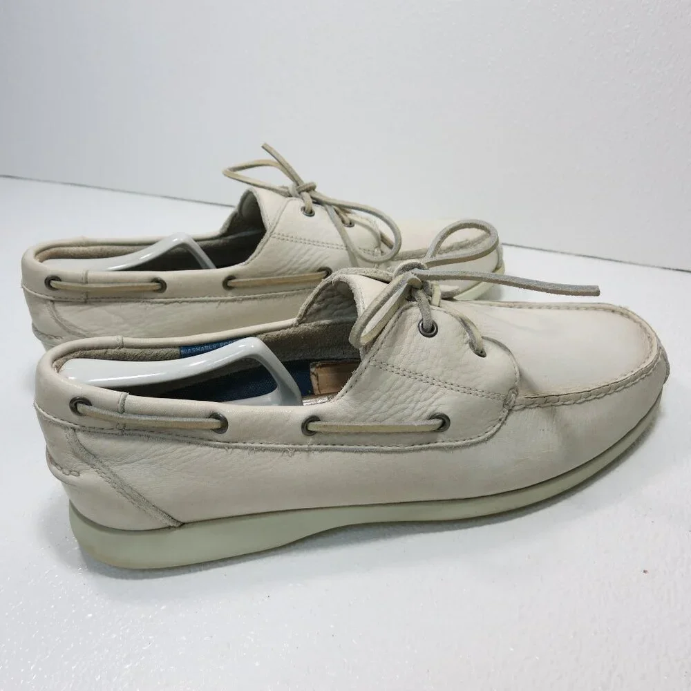 Rockport Genuine Handsewn Leather Deck Boat Shoes Men's Footwear Zapatos 13 M